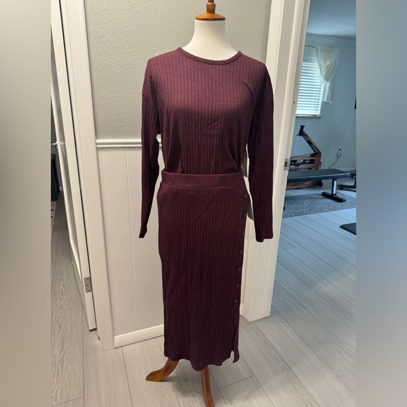 Time and Tru Dresses & Skirts - NWT Time and Tru Knit Top and Skirt set Size M